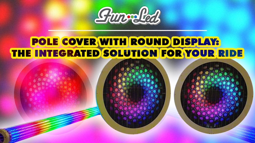 POLE COVER WITH ROUND DISPLAY